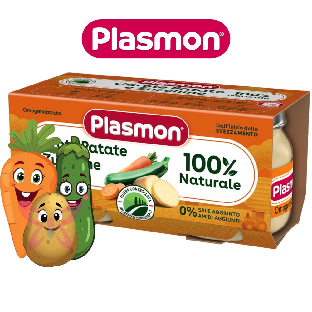 Plasmon Carote Patate Zucchine 2x80 g