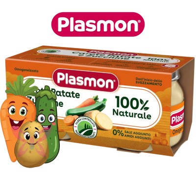 Plasmon Carote Patate Zucchine 2x80 g