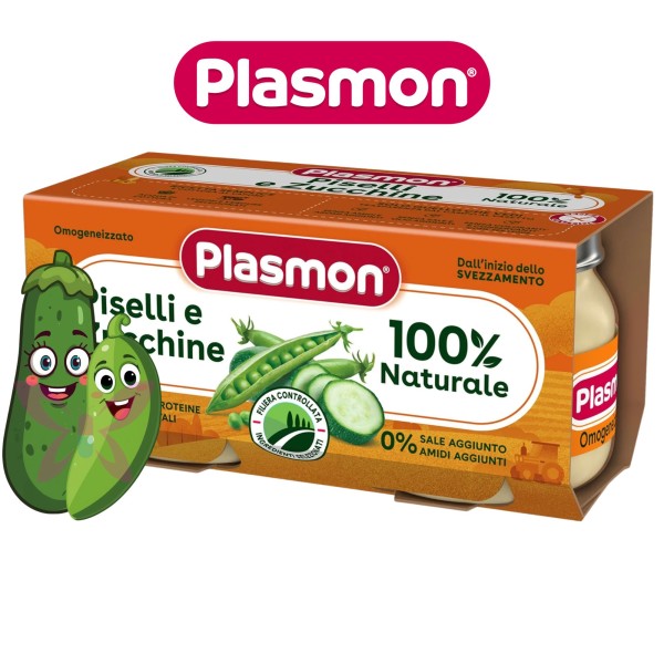 Plasmon Piselli e Zucchine 2x80 g