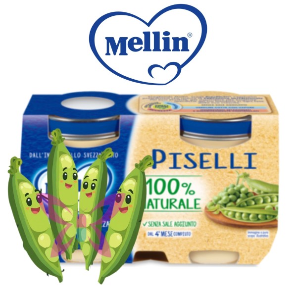 Mellin Piselli 2x125 g