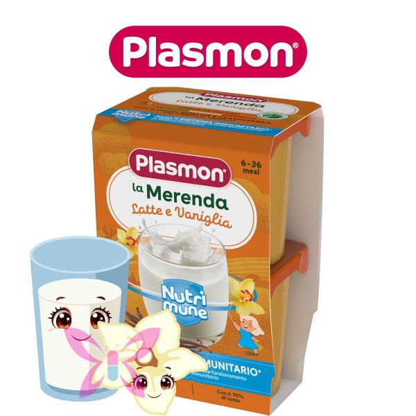 Plasmon Merenda Latte e Vaniglia