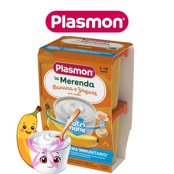Plasmon Merenda Banana e Yogurt