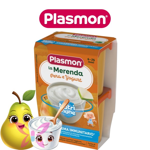 Plasmon Merenda Pera e Yogurt