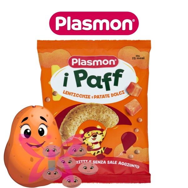 Plasmon Paff Lenticchie e Patate Dolci