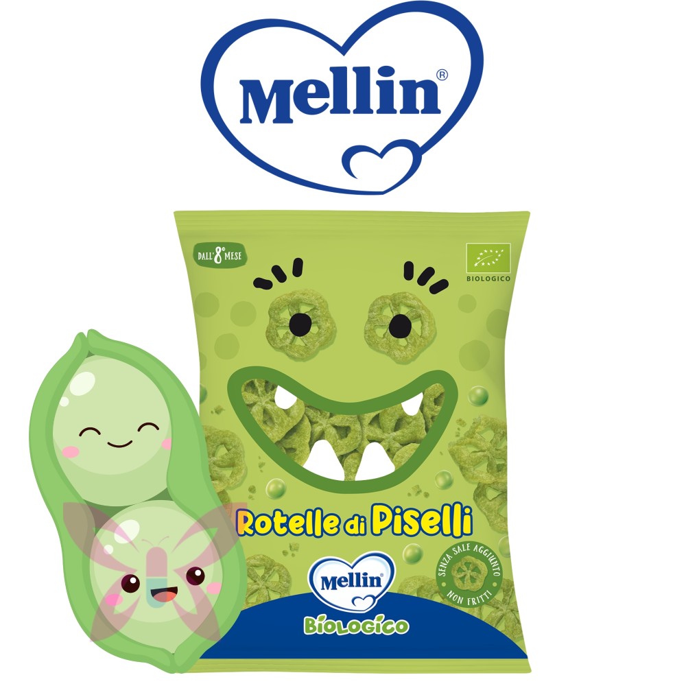 Mellin Rotelle di Piselli 20 g
