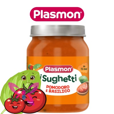 Plasmon Sughetto Pomodoro e Basilico 120 g