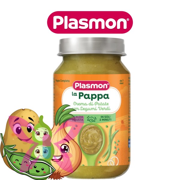 Plasmon Pappa Patate e Legumi Verdi 200 g