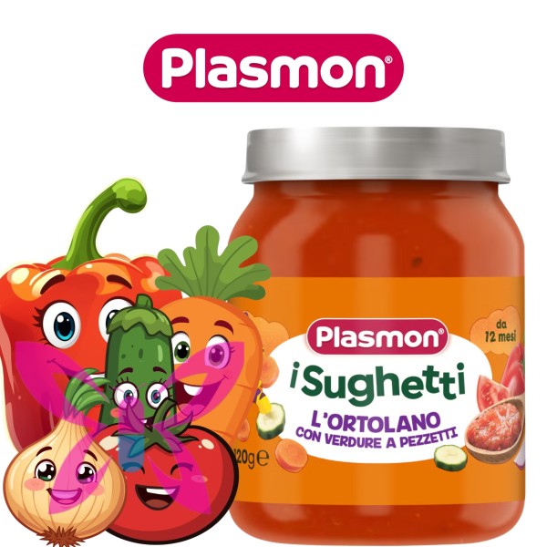 Sughetto Ortolano Plasmon 120 g