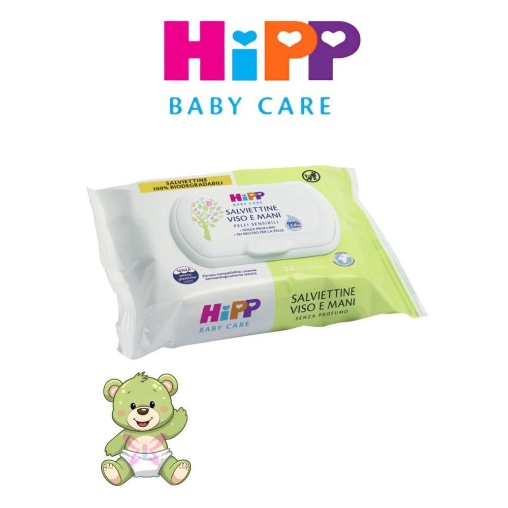 HIPP SALVIETTINE VISO&MAN 20PZ