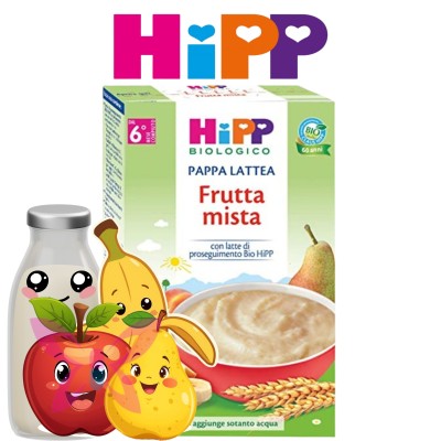 HiPP Pappa Lattea Frutta Mista 250 g