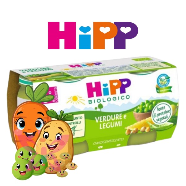 HiPP Verdure e Legumi 2x80 g