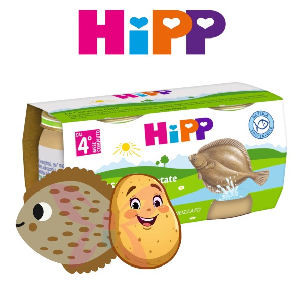 HiPP Platessa e Patate 2x80 g
