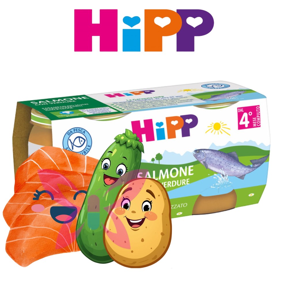 HiPP Salmone e Verdure 2x80 g