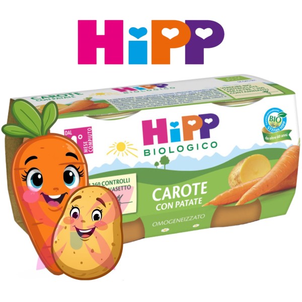HiPP Carote e Patate 2x80 g