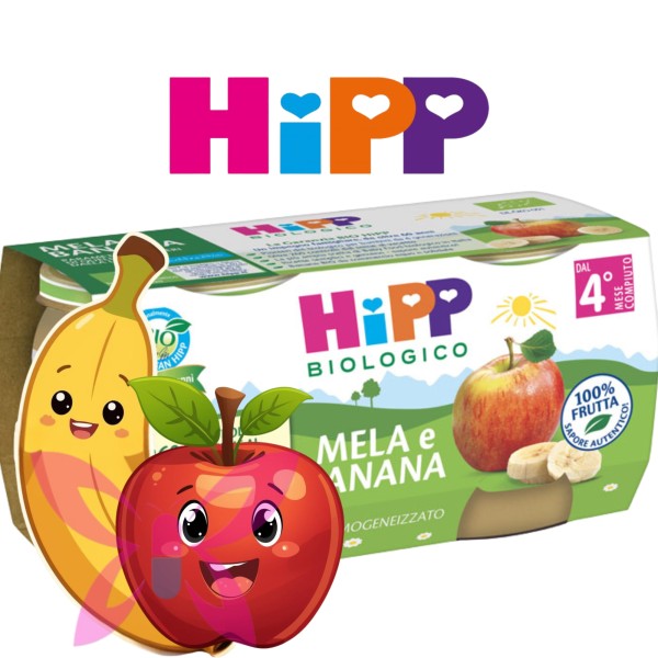 HiPP Mela e Banana 2x80 g