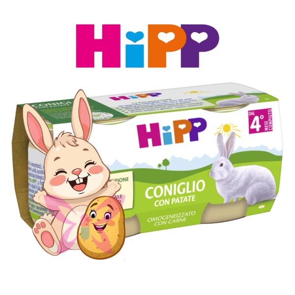 HiPP Coniglio e Patate 2x80 g