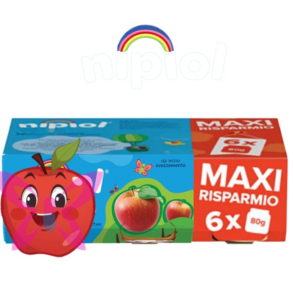 Nipiol Omogeneizzato Mela 6x80 g