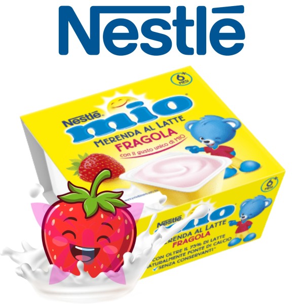 Mio Merenda al Latte Fragola