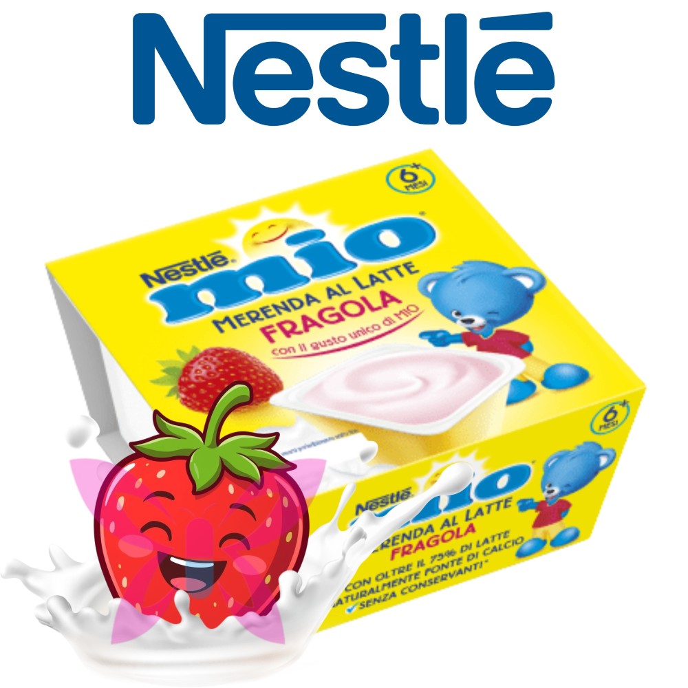 Mio Merenda al Latte Fragola