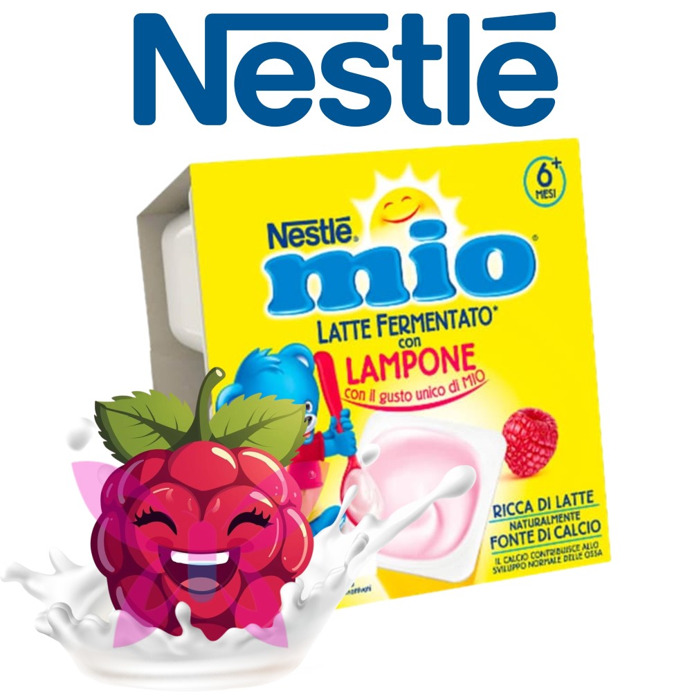 Mio Latte Fermentato Lampone 4x100 g