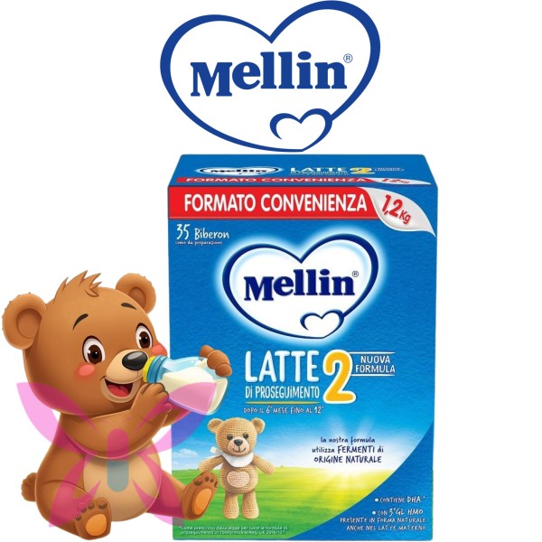 Mellin 2 Latte di Proseguimento 1,2 kg
