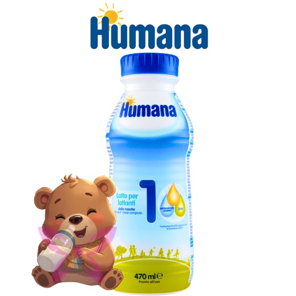 Humana 1 Latte Liquido per Lattanti 470 ml