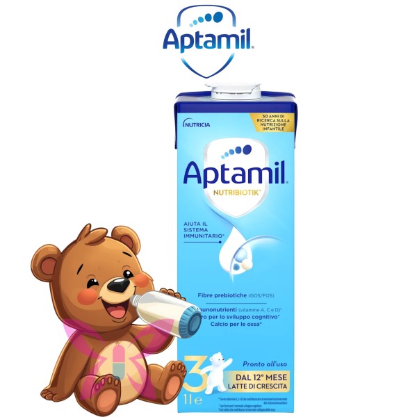 Aptamil 3 Latte di Crescita Liquido 1 L