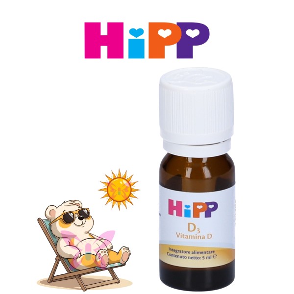 HiPP D3 Gocce 5 ml Vitamina D Bambini