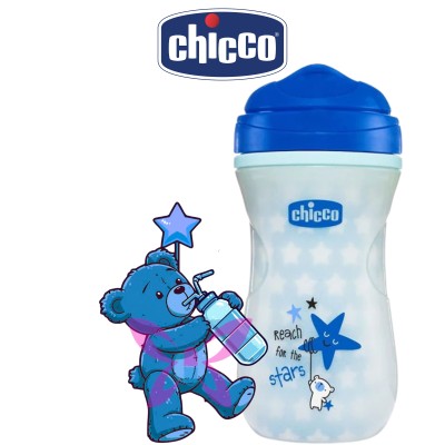 Chicco Tazza Shiny Cup 14M+ 266 ml Azzurra Rosa