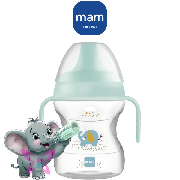 MAM Learn to Drink Cup 190 ml Azzurra Rosa