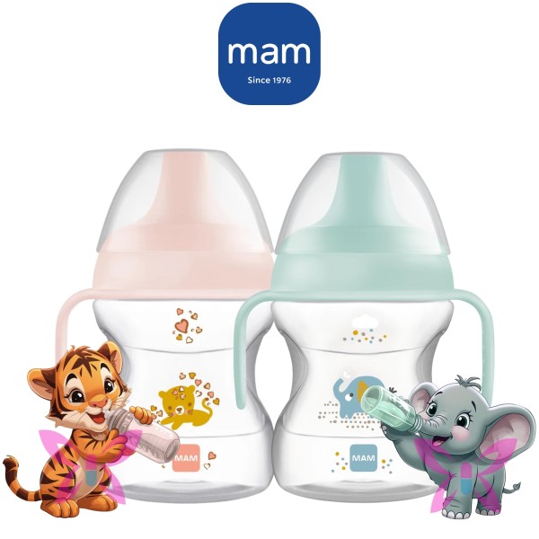 MAM Learn to Drink Cup 190 ml Azzurra Rosa