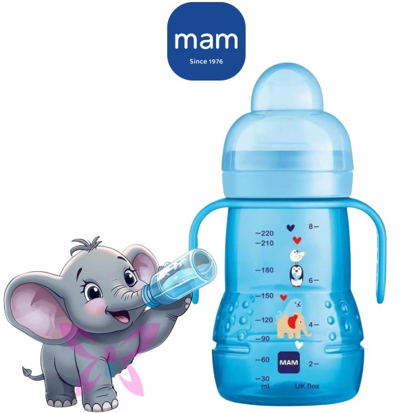 MAM Trainer+ Better Together 220 ml Azzurro Rosa