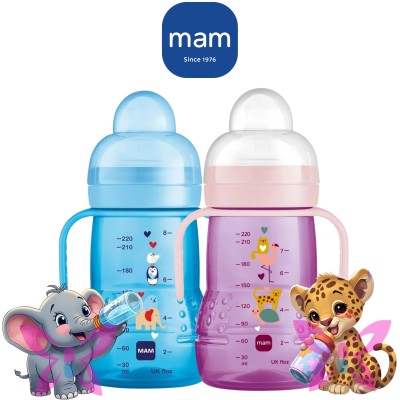 MAM Trainer+ Better Together 220 ml Azzurro Rosa