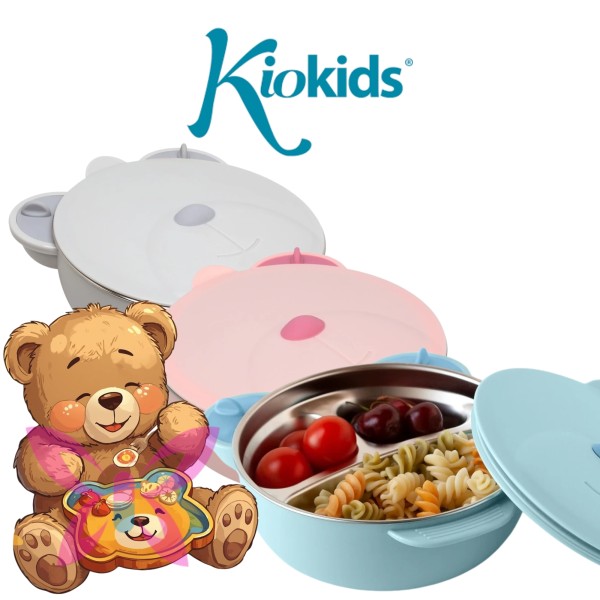 KioKids Contenitore Termico Pappa Acciaio Inox