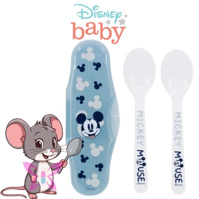 Disney Baby Set Viaggio 2 Cucchiai con Custodia
