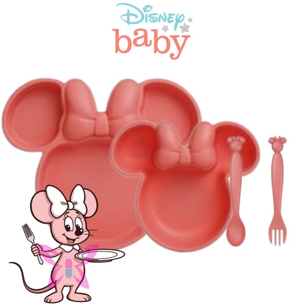Disney Baby Set Regalo 4 Pezzi Minnie e Topolino
