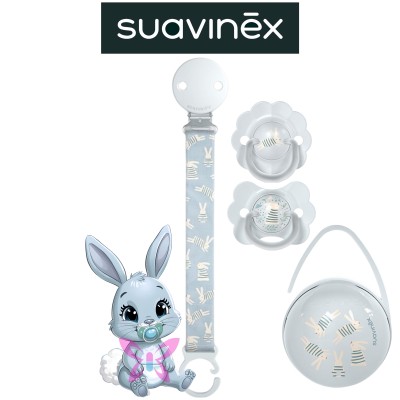 Suavinex Clip Tessuto Coniglio