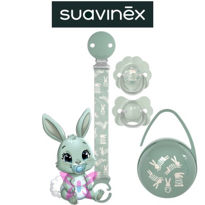 Suavinex Clip Tessuto Coniglio
