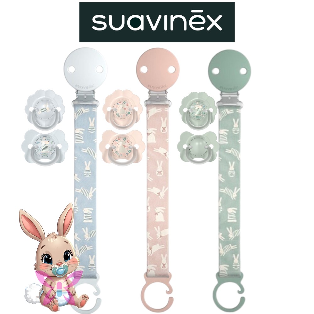 Suavinex Clip Tessuto Coniglio