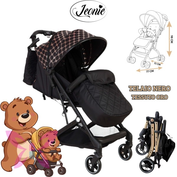 Passeggino Leonie Joy con Borsa e Coprigambe