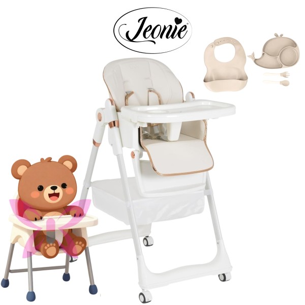 Seggiolone Leonie Nest con Set Pappa