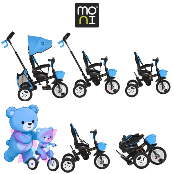 Triciclo Moni Flexy Lux Blu