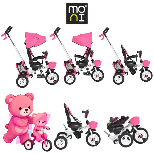 Triciclo Evolutivo Moni Flexy Lux Rosa
