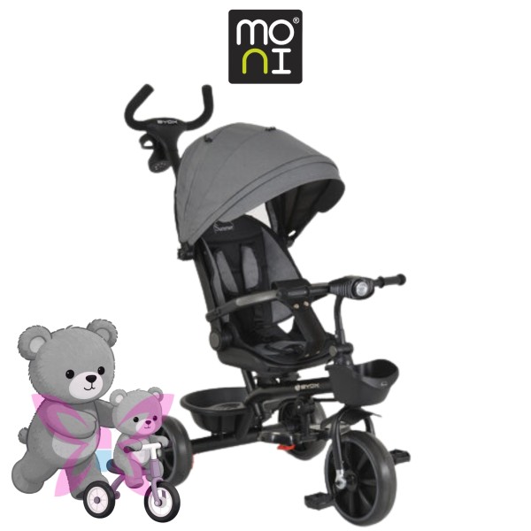 Moni Summer Triciclo Bambini Grigio
