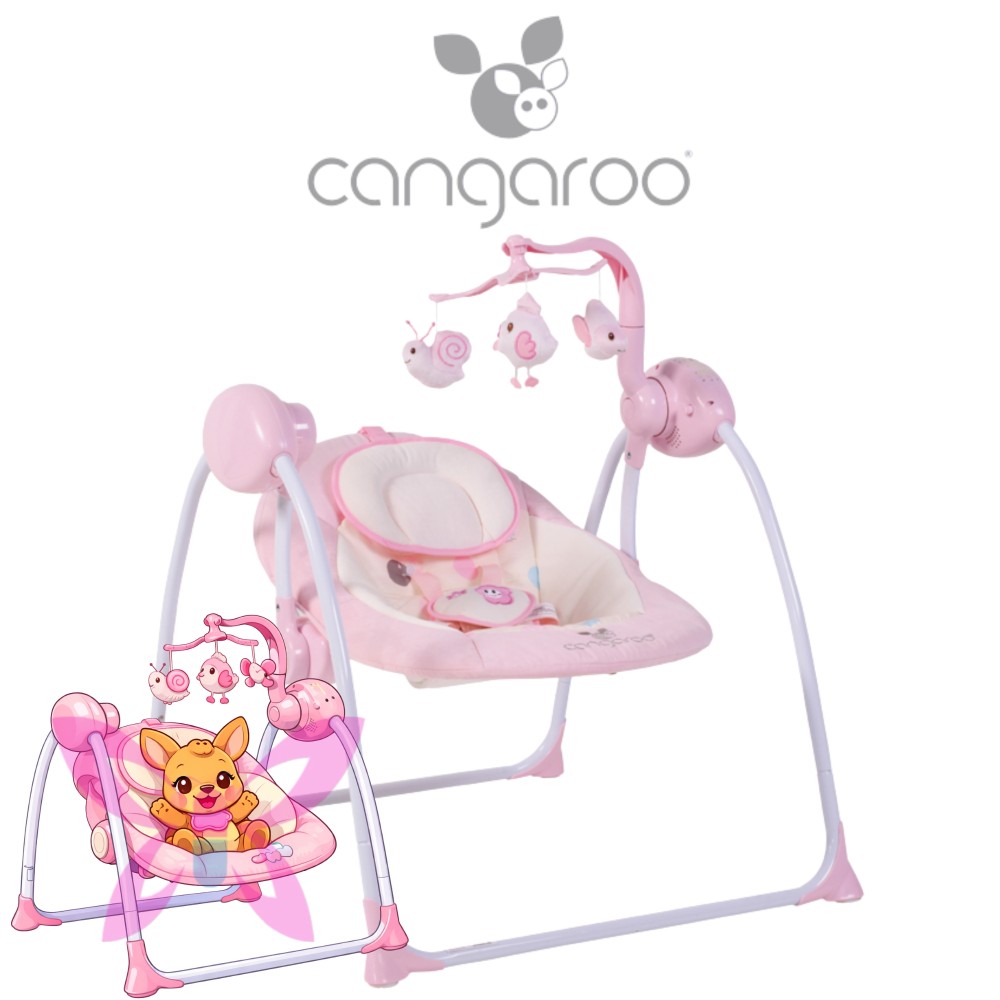 Altalena Elettrica Moni Baby Swing Rosa