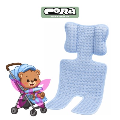 Materassino Passeggino Universale Azzurro