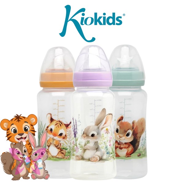 Biberon Kiokids 360 ml 6M+ – Flusso Regolabile