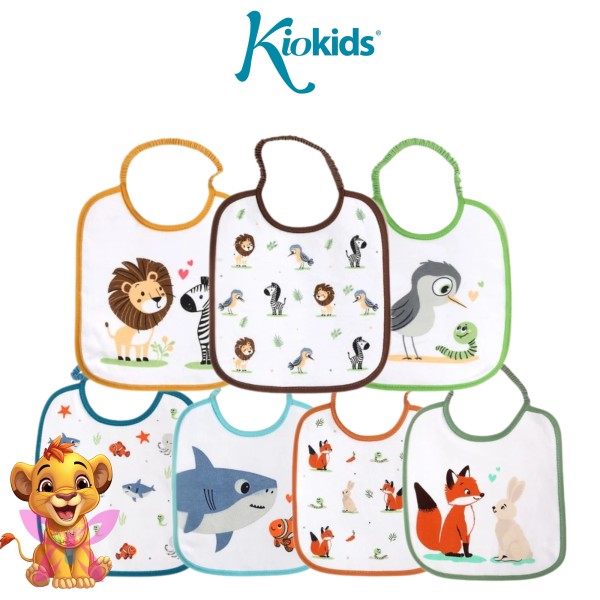 Set Bavaglini Impermeabili Kiokids