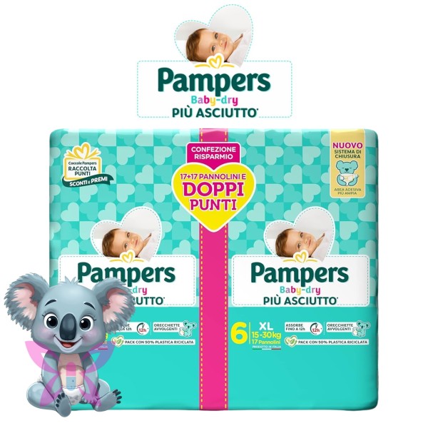 Pampers Baby Dry 6 34 Pz