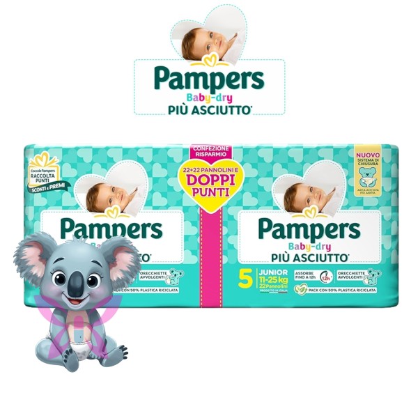 Pampers Baby Dry 5 44 Pz